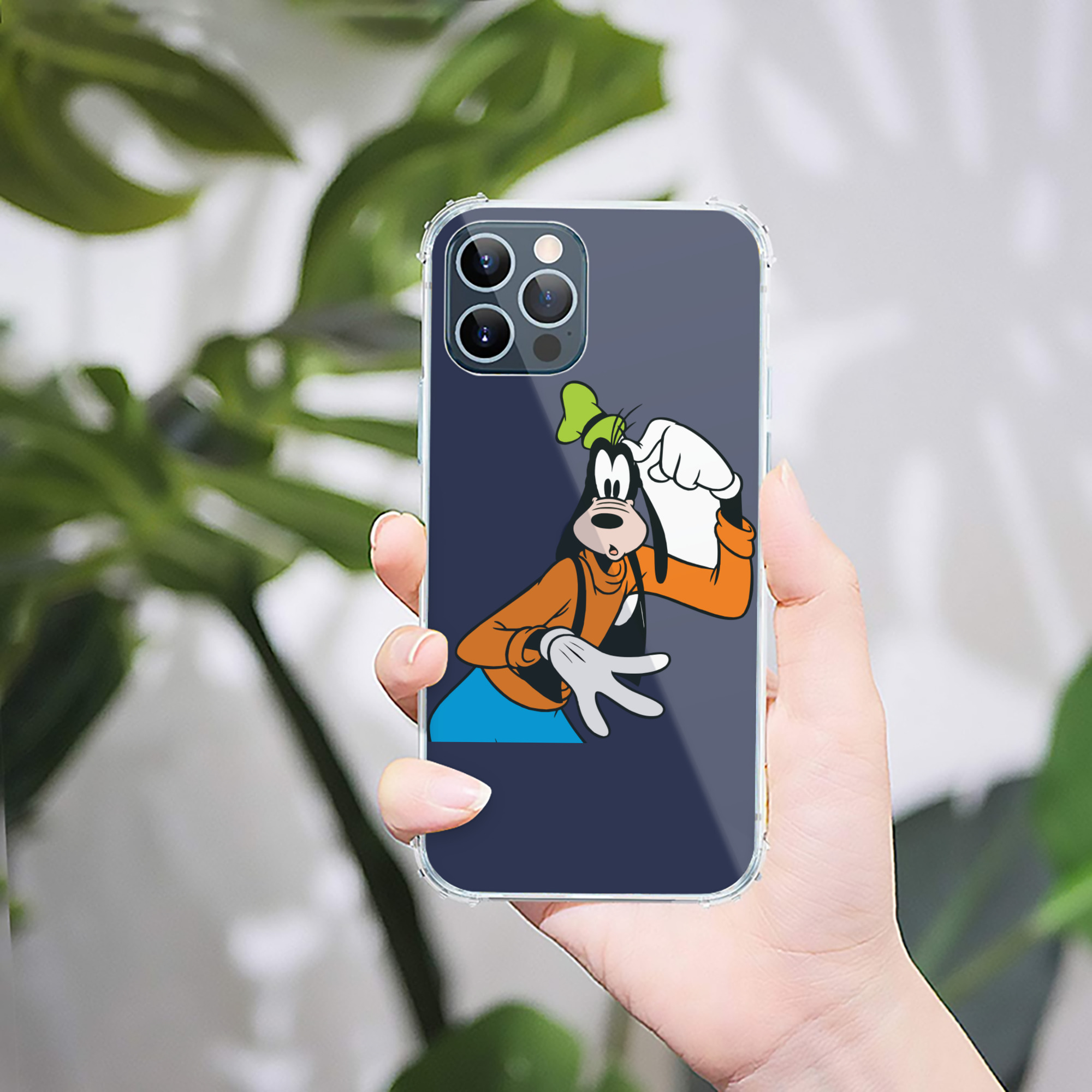 （画像用） ミッキーマウス Mickey Mouse 【iPhone 12シリーズ対応】透明スマホケース（クリアソフトケース）
